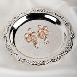 Clarisse Drops 14k Gold Plated, Cubic Zirconia, Crystals
