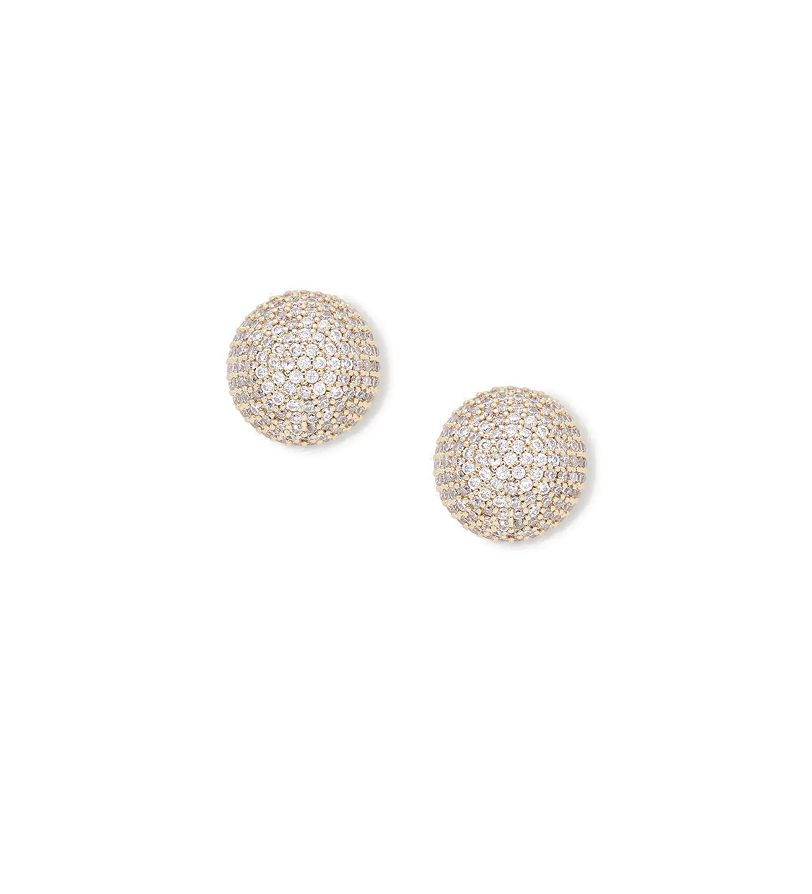 Emma Studs 14k Gold Plated, Cubic Zirconia