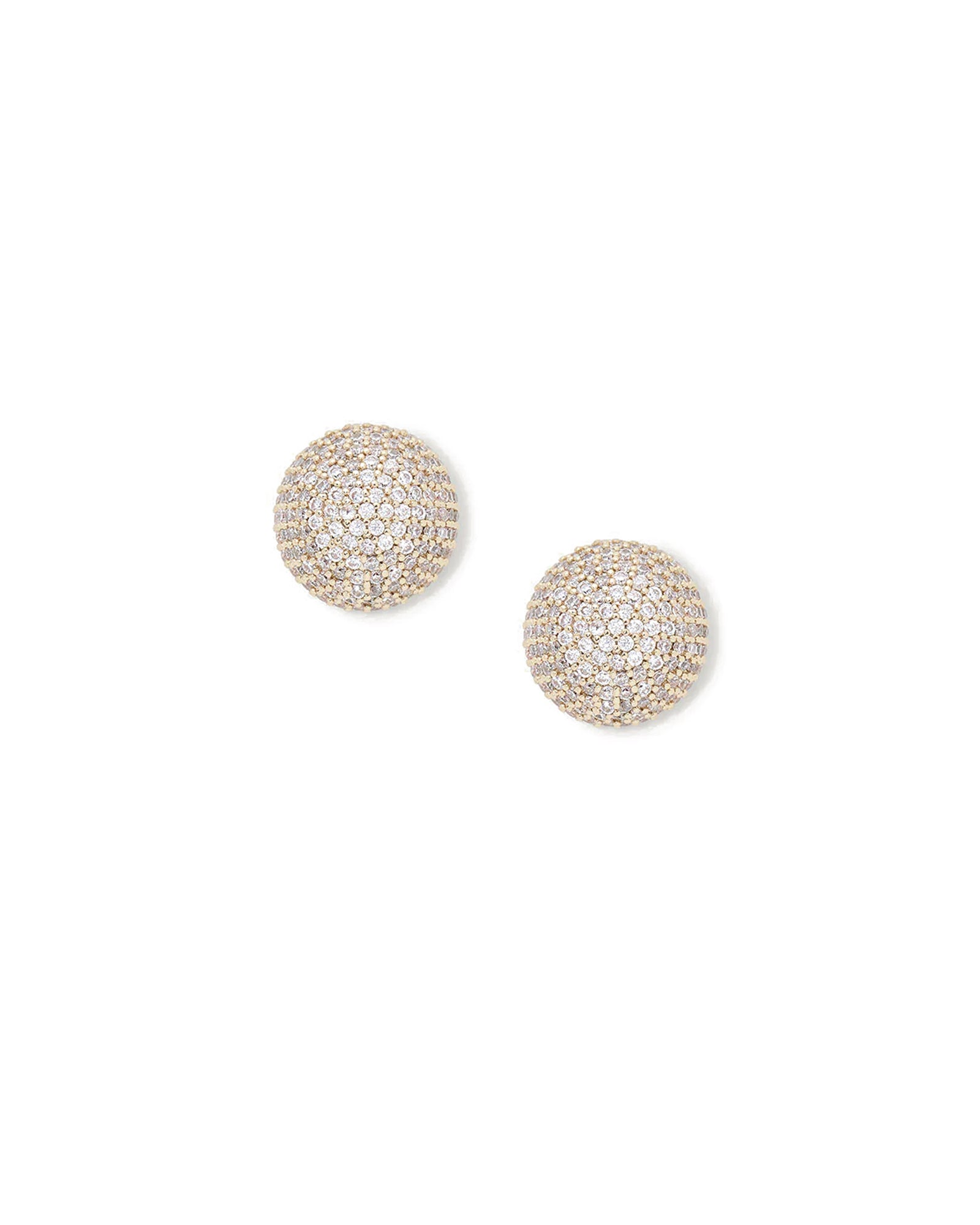 Emma Studs 14k Gold Plated, Cubic Zirconia
