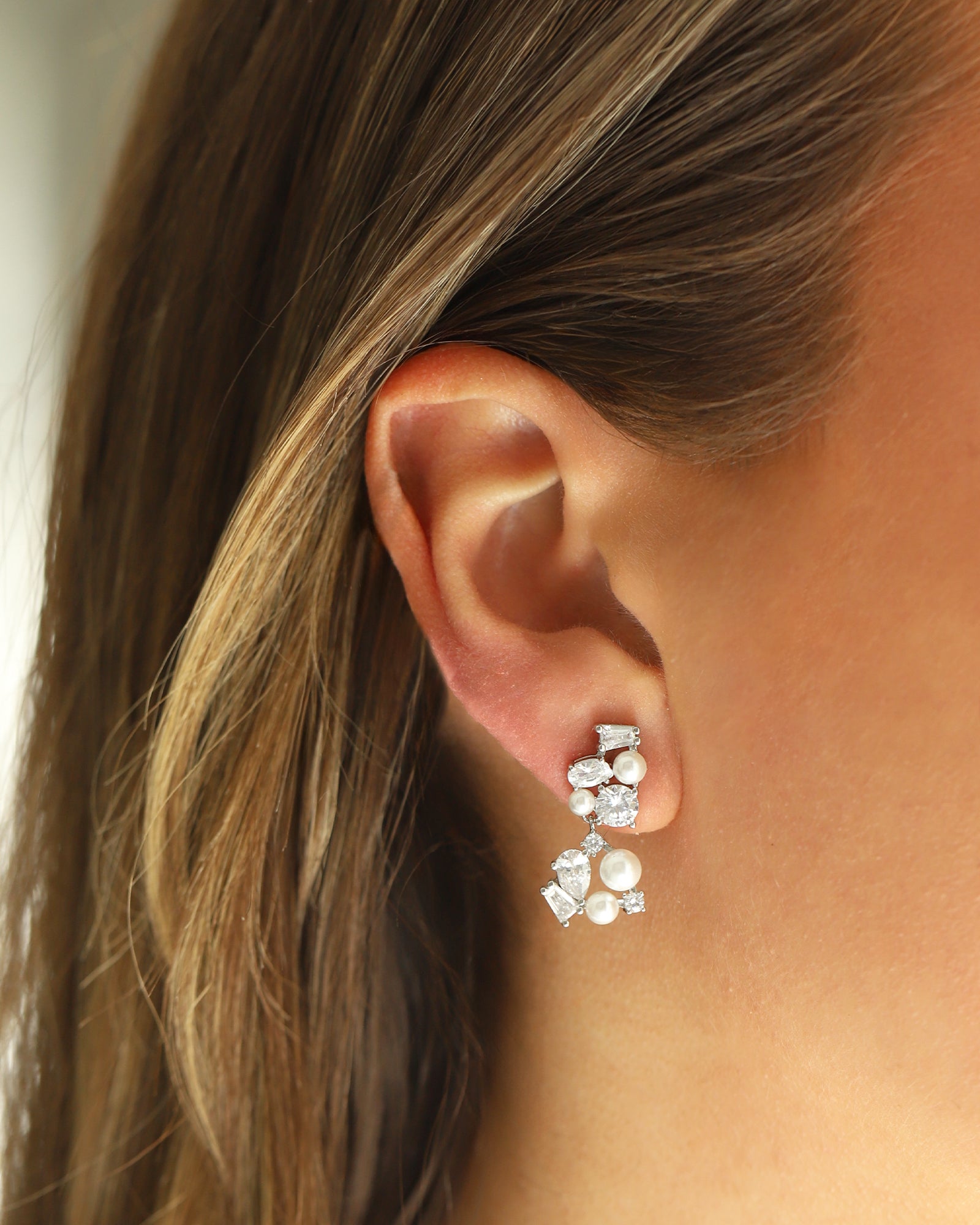 Olive & Piper-Donna Drops-Earrings-Blue Ruby Jewellery-Vancouver Canada