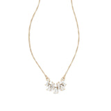 Stella Pendant Necklace 14k Gold Plated, Cubic Zirconia
