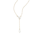 Rosalie Necklace 14k Gold Plated, Cubic Zirconia