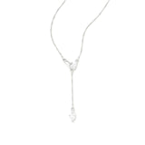 Rosalie Necklace Silver Tone Plated, Cubic Zirconia
