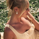 Meadow Drops 14k Gold Plated, Pearls, Crystals