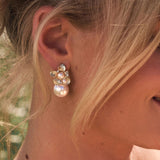 Meadow Drops 14k Gold Plated, Pearls, Crystals