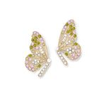Mariposa Earrings 14k Gold Plated, Pearls, Crystals