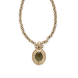 Yasmeen Necklace 14k Gold Plated, Crystal