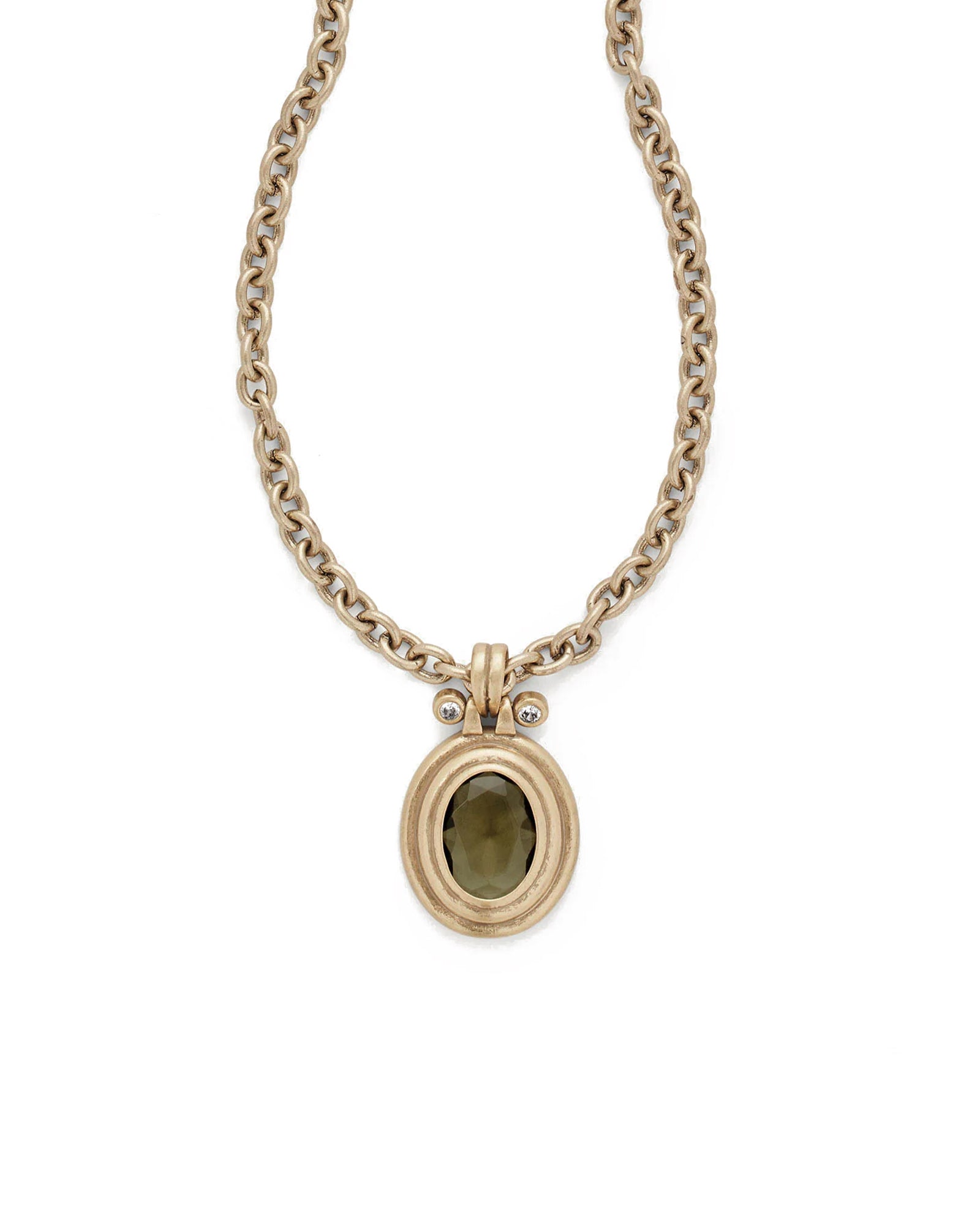 Yasmeen Necklace 14k Gold Plated, Crystal