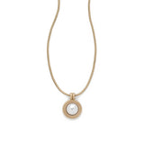 Cindy Pendant Necklace 14k Gold Plated, Pearl