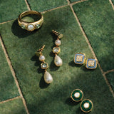 Olive & Piper-Iris Drop Earrings-Earrings-Blue Ruby Jewellery-Vancouver Canada