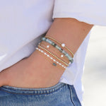 Poppy Rose-Pearl Station Bracelet-Bracelets-Blue Ruby Jewellery-Vancouver Canada