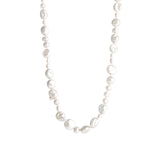 Poppy Rose-18" Mix Pearl Strand Necklace-Necklaces-14k Gold Filled, White Pearl-Blue Ruby Jewellery-Vancouver Canada