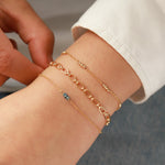 Poppy Rose-Birthstone Bracelet-Bracelets-Blue Ruby Jewellery-Vancouver Canada