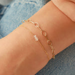 Poppy Rose-Birthstone Bracelet-Bracelets-Blue Ruby Jewellery-Vancouver Canada