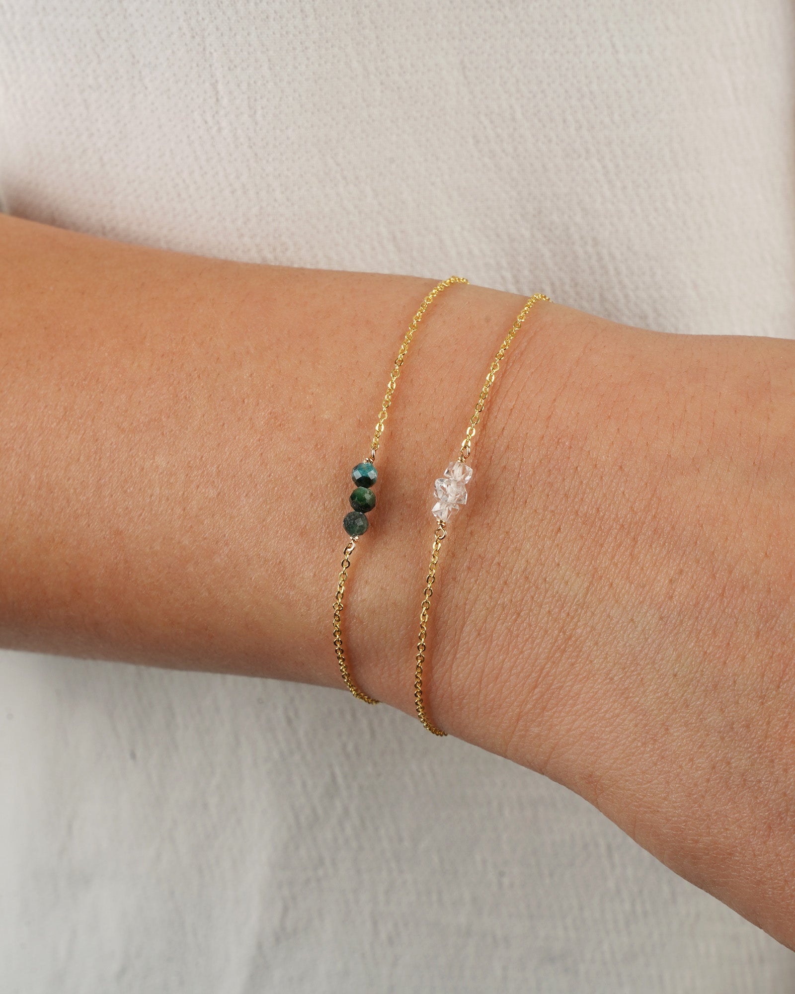 Poppy Rose-Birthstone Bracelet-Bracelets-Blue Ruby Jewellery-Vancouver Canada