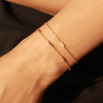 Poppy Rose-Birthstone Bracelet-Bracelets-Blue Ruby Jewellery-Vancouver Canada