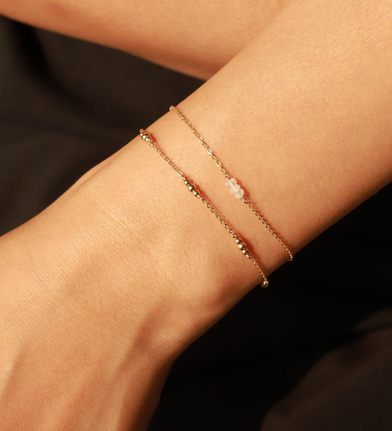 Poppy Rose-Birthstone Bracelet-Bracelets-Blue Ruby Jewellery-Vancouver Canada
