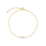 Poppy Rose-Birthstone Bracelet-Bracelets-14k Gold Filled, Moonstone - June-Blue Ruby Jewellery-Vancouver Canada