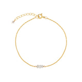 Poppy Rose-Birthstone Bracelet-Bracelets-14k Gold Filled, Moonstone - June-Blue Ruby Jewellery-Vancouver Canada