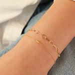 Poppy Rose-Birthstone Bracelet-Bracelets-Blue Ruby Jewellery-Vancouver Canada