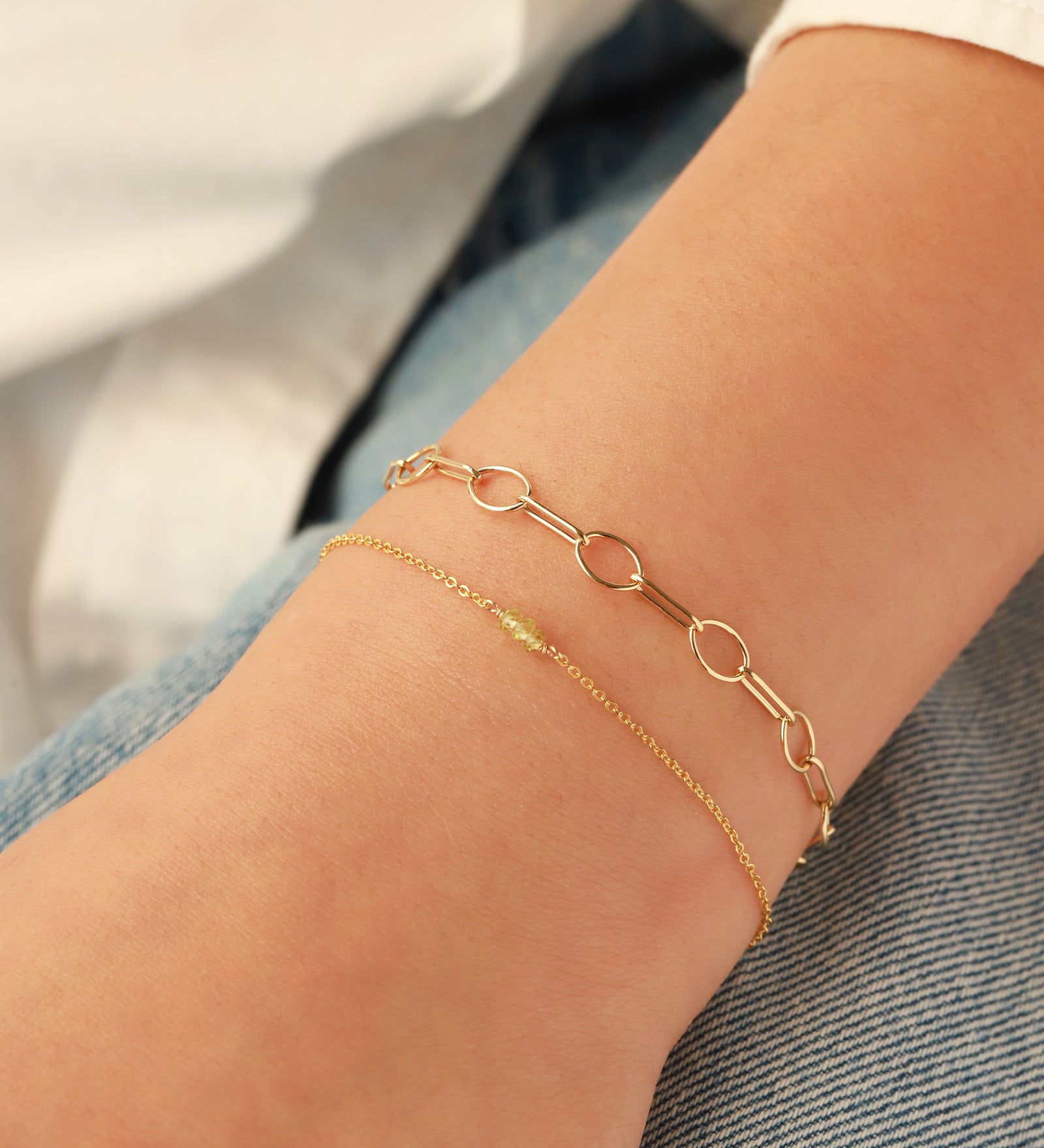 Poppy Rose-Birthstone Bracelet-Bracelets-Blue Ruby Jewellery-Vancouver Canada