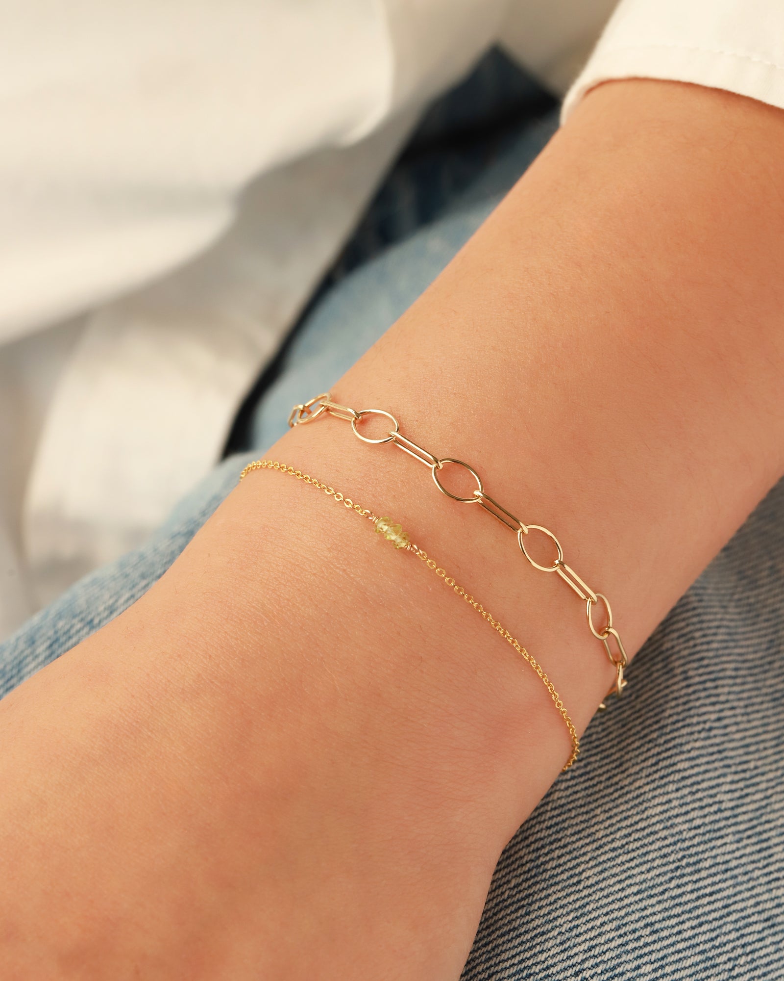 Poppy Rose-Birthstone Bracelet-Bracelets-Blue Ruby Jewellery-Vancouver Canada