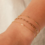 Poppy Rose-Birthstone Bracelet-Bracelets-Blue Ruby Jewellery-Vancouver Canada