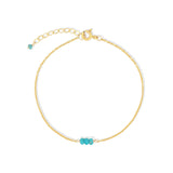 Poppy Rose-Birthstone Bracelet-Bracelets-Blue Ruby Jewellery-Vancouver Canada
