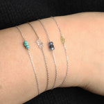 Poppy Rose-Birthstone Bracelet-Bracelets-Blue Ruby Jewellery-Vancouver Canada