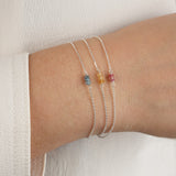 Poppy Rose-Birthstone Bracelet-Bracelets-Blue Ruby Jewellery-Vancouver Canada