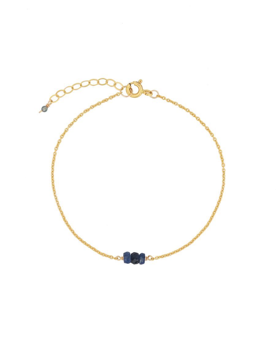 Poppy Rose-Birthstone Bracelet-Bracelets-14k Gold Filled, Sapphire - September-Blue Ruby Jewellery-Vancouver Canada