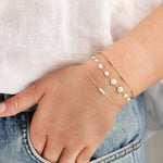 Poppy Rose-Graduated Pearl Strand Bracelet-Bracelets-Blue Ruby Jewellery-Vancouver Canada