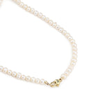 28" Pearl Necklace 14k Gold Filled, 14k Gold Vermeil