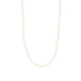 28" Pearl Necklace 14k Gold Filled, 14k Gold Vermeil