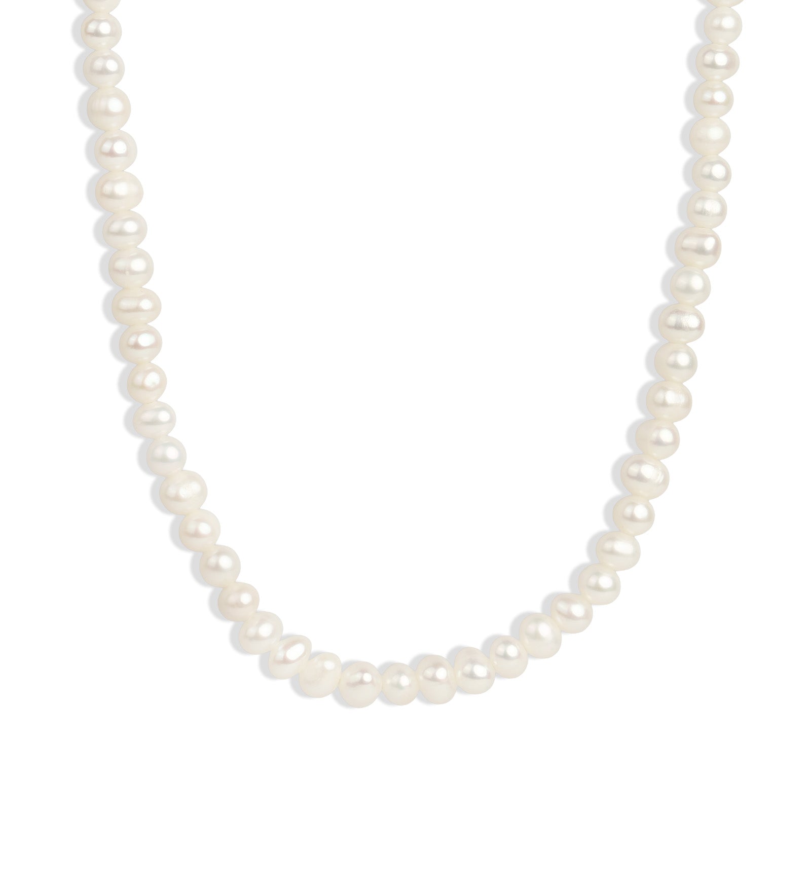 Poppy Rose-Pearl Strand Necklace | 5mm-Necklaces-14k Gold Filled, Freshwater Pearl-Blue Ruby Jewellery-Vancouver Canada