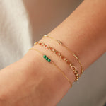 Poppy Rose-Birthstone Bracelet-Bracelets-Blue Ruby Jewellery-Vancouver Canada