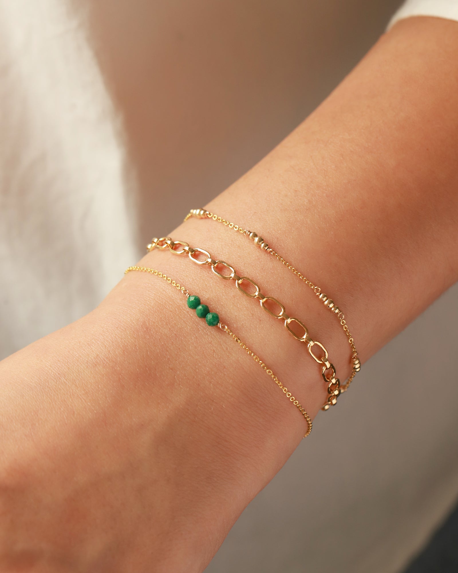 Poppy Rose-Birthstone Bracelet-Bracelets-Blue Ruby Jewellery-Vancouver Canada