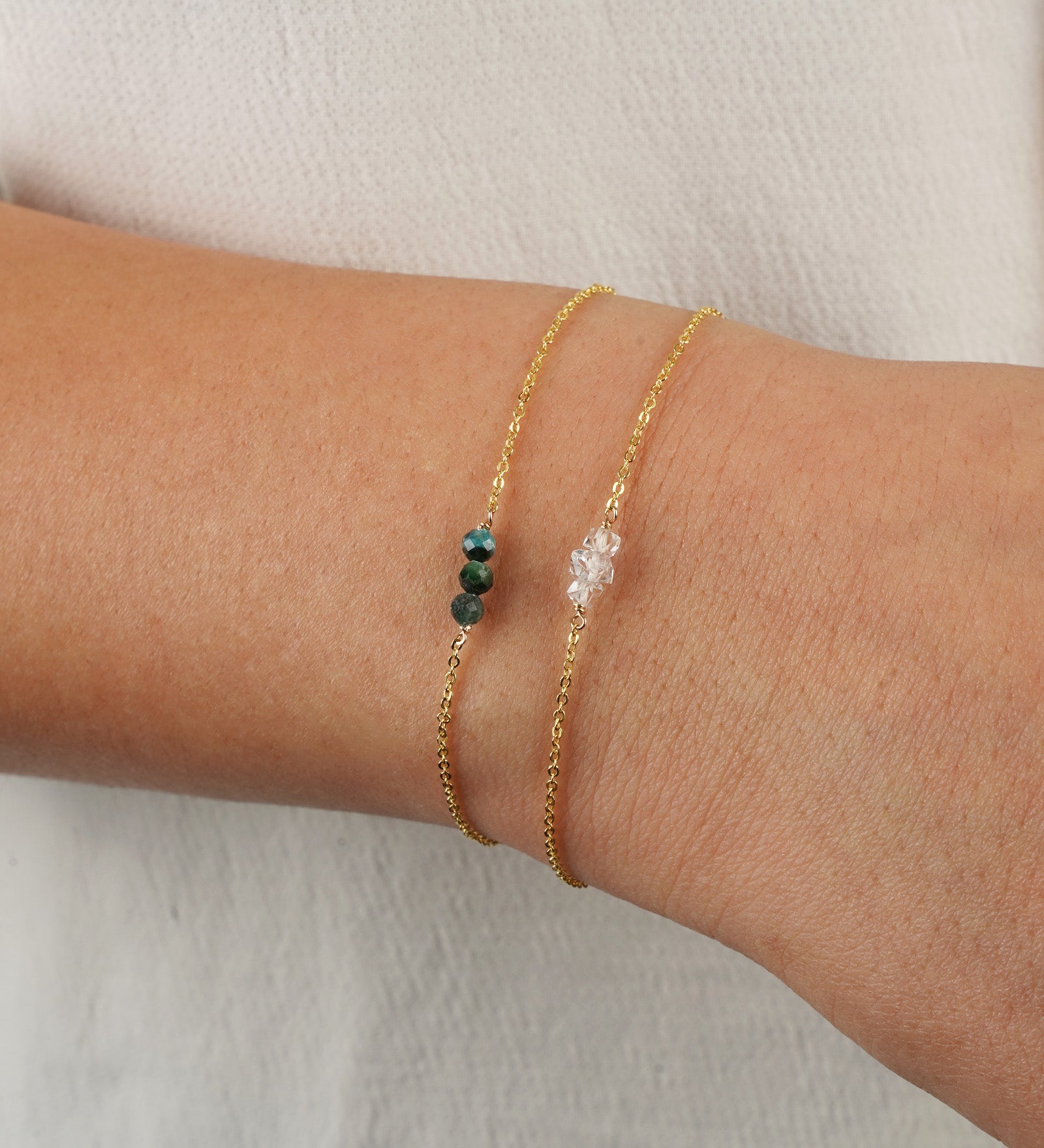 Poppy Rose-Birthstone Bracelet-Bracelets-Blue Ruby Jewellery-Vancouver Canada