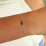 Poppy Rose-Birthstone Bracelet-Bracelets-Blue Ruby Jewellery-Vancouver Canada