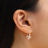 Stone Cluster Loop Studs