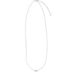 Keishi Pearl Necklace Sterling Silver, White Pearl
