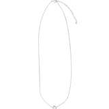 Keishi Pearl Necklace Sterling Silver, White Pearl