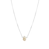 Keishi Pearl Necklace Sterling Silver, White Pearl