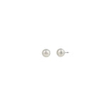 Pearl Studs | 3.5mm Sterling Silver, White Pearl