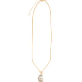Poppy Rose-Grey Baroque Pearl Toggle Necklace-Necklaces-Blue Ruby Jewellery-Vancouver Canada