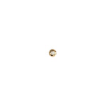 Pyrrha-Stone Set 14k Stud-Earrings-14k Yellow Gold, Diamond-Blue Ruby Jewellery-Vancouver Canada