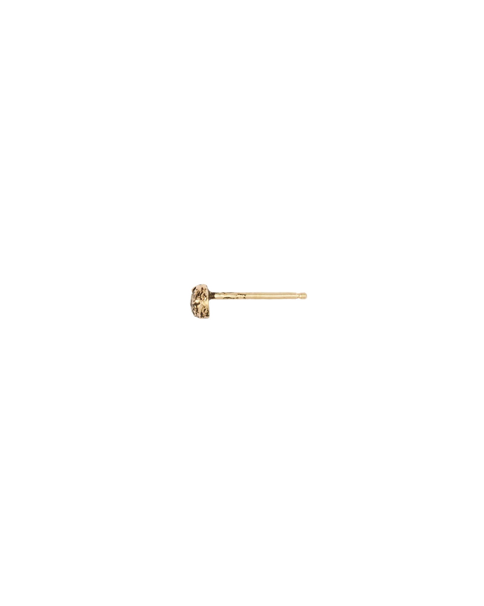 Pyrrha-Stone Set 14k Stud-Earrings-14k Yellow Gold, Diamond-Blue Ruby Jewellery-Vancouver Canada