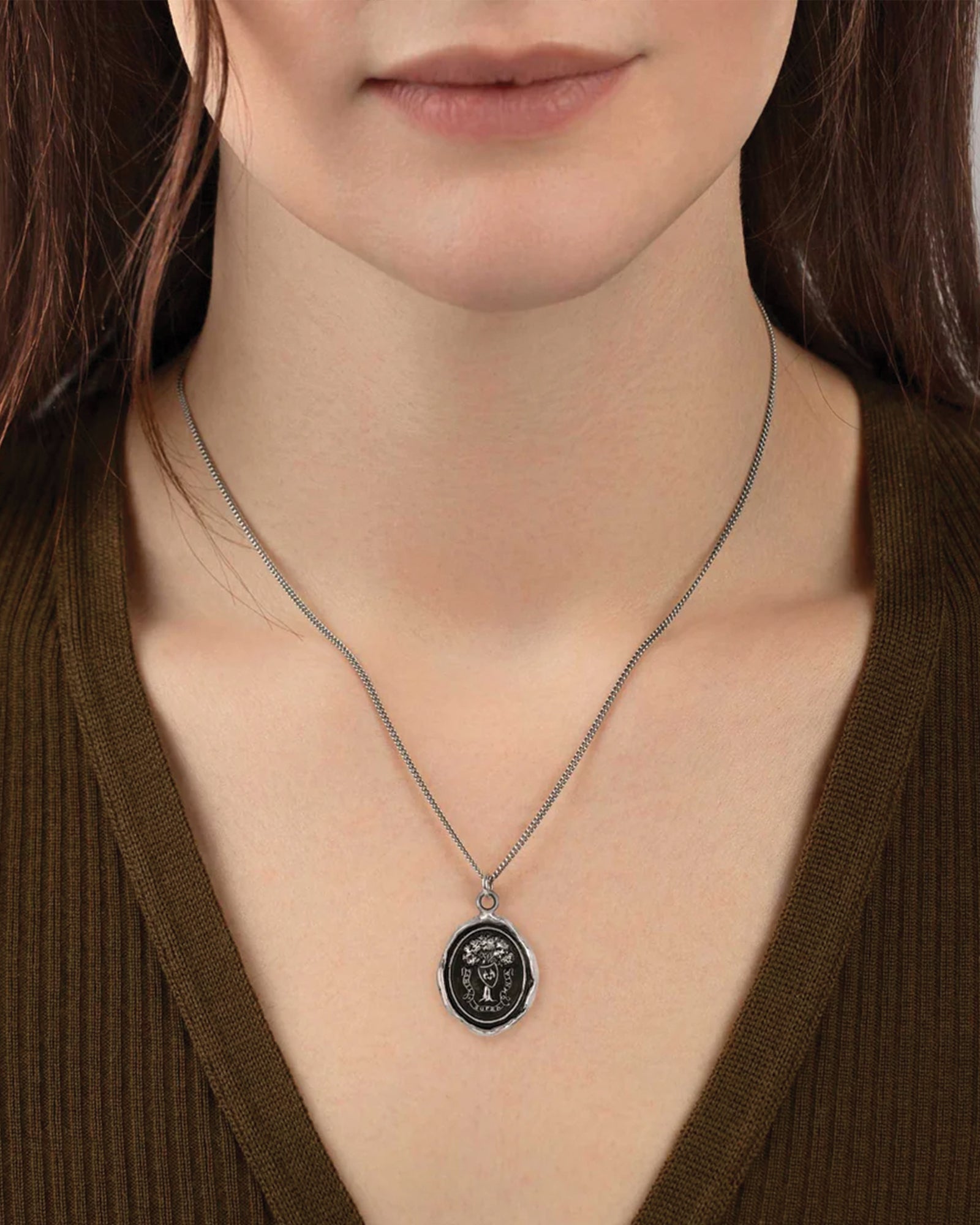 Pyrrha-Family Above All Talisman-Necklaces-Blue Ruby Jewellery-Vancouver Canada