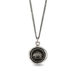 Healthy Bounderies Talisman Oxidized Sterling Silver