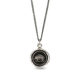 Healthy Bounderies Talisman Oxidized Sterling Silver